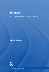 Punjabi by Tej Bhatia, 9780415589932