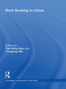 Rent Seeking in China - 9780415542050 by Tak-Wing Ngo, Yongping Wu, 9780415542050