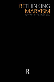 Rethinking Marxism (19.1) by Jolyon Agar, 9780415430685
