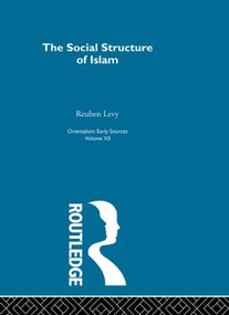 Soc Struct Islam:Oriental V12 by Reuben Levy, 9780415510660