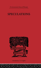 Speculations (Essays on Humanism and the Philosophy of Art) by Herbert Read, 9780415614146