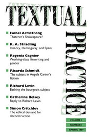 Textual Practice (Issue 7 Volume 3 No. 1) by Terence Hawkes, 9780415037471