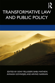 Transformative Law and Public Policy - 9780367348298 by Sony Pellissery, Babu Mathew, Avinash Govindjee, Arvind Narrain, 9780367348298