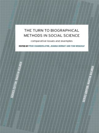 The Turn to Biographical Methods in Social Science (Comparative Issues and Examples) - 9780415228381 by Prue Chamberlayne, Joanna Bornat, Tom Wengraf, 9780415228381