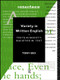 Variety in Written English (Texts in Society/Societies in Text) by Tony Bex, 9780415108409