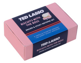 Ted Lasso: Biscuits With The Boss Scented Eraser & Sticky Notepad Set by Insights, 9798886635706