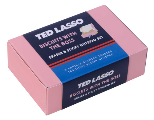 Ted Lasso: Biscuits With The Boss Scented Eraser & Sticky Notepad Set by Insights, 9798886635706