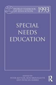 World Yearbook of Education 1993 (Special Needs Education) by Peter Mittler, Ron Brouillette, Duncan Harris, 9780415501682