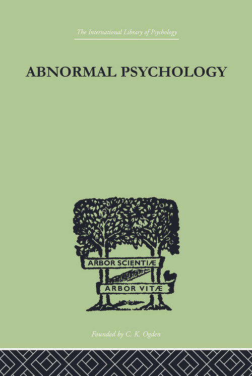 Abnormal Psychology - 9780415757881 by Isador H Coriat, 9780415757881