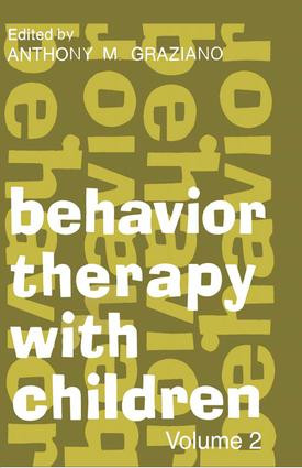 Behavior Therapy with Children (Volume 2) - 9780202362830 by Anthony Graziano, 9780202362830