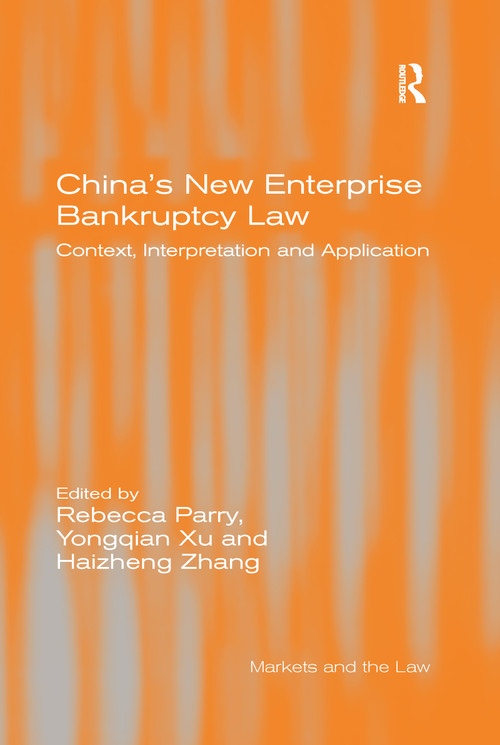 China's New Enterprise Bankruptcy Law (Context, Interpretation and Application) - 9780367602932 by Yongqian Xu, Rebecca Parry, Haizheng Zhang, 9780367602932