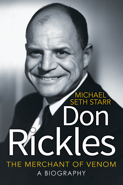 Don Rickles (The Merchant of Venom) by Michael Seth Starr, 9780806541730