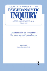 Commentaries (Psychoanalytic Inquiry, 16.4) - 9780367606411 by Melvin Bornstein, 9780367606411