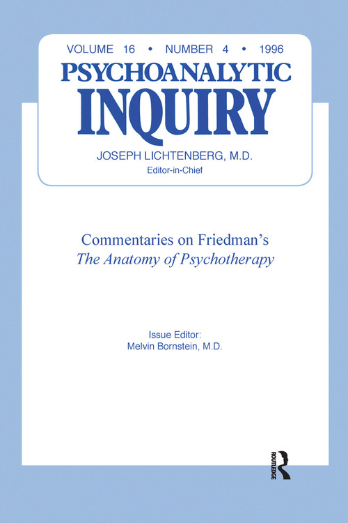 Commentaries (Psychoanalytic Inquiry, 16.4) - 9780367606411 by Melvin Bornstein, 9780367606411