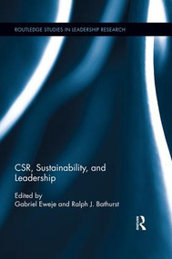 CSR, Sustainability, and Leadership - 9780367026585 by Gabriel Eweje, Ralph Bathurst, 9780367026585