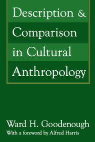 Description and Comparison in Cultural Anthropology - 9780202308616 by Alfred Harris, 9780202308616