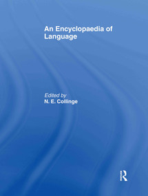 An Encyclopedia of Language by N.E. Collinge, 9780415755078