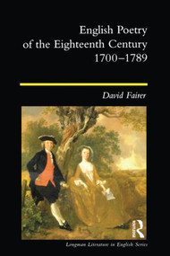English Poetry of the Eighteenth Century, 1700-1789 - 9780582227774 by David Fairer, 9780582227774