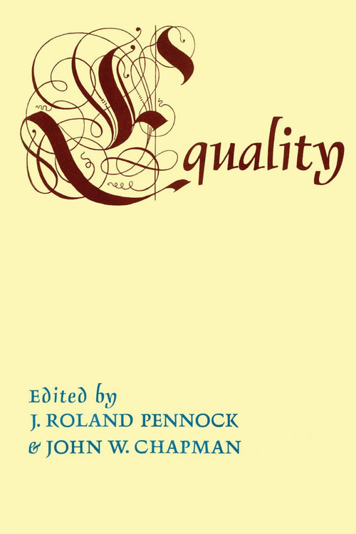 Equality - 9780202308838 by John W. Chapman, 9780202308838