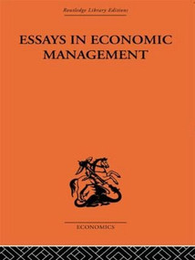Essays in Economic Management by Alec Cairncross, 9780415608121