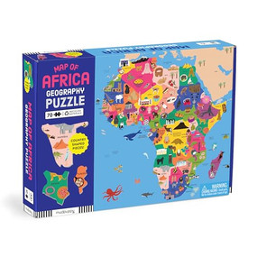 Map of Africa 70 Piece Geography Puzzle by Mudpuppy, Tequitia Andrews, 9780735376731