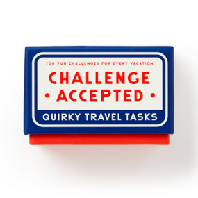 Challenge Accepted Travel Tasks Card Deck by Brass Monkey, Galison, 9780735381124