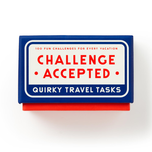 Challenge Accepted Travel Tasks Card Deck by Brass Monkey, Galison, 9780735381124
