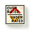 Overrated / Underrated Social Game by Brass Monkey, Galison, 9780735381209