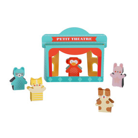 Petit Friends Puppet Theatre Set (Bilingual Edition) by Petit Collage, 9781797229263