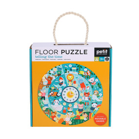 Telling the Time Floor Puzzle by Petit Collage, 9781797229300