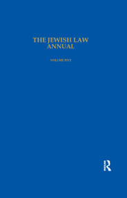 The Jewish Law Annual Volume 5 - 9780367603915 by Bernard Jackson S, 9780367603915