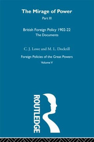 Mirage Of Power Pt3 V5 by C.J. Lowe, M.L. Dockril, 9780415606165