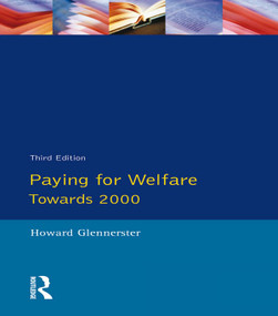 Paying For Welfare (Towards 2000) - 9780134420134 by Howard Glennerster, 9780134420134