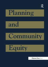 Planning and Community Equity (A Component of APA's Agenda for America's Communities) - 9780367330170 by American Institute of Certified Planners, 9780367330170