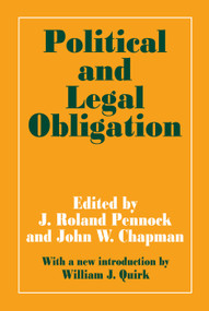Political and Legal Obligation - 9780202308845 by J. Roland Pennock, 9780202308845