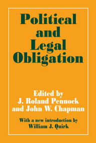 Political and Legal Obligation - 9780202308845 by J. Roland Pennock, 9780202308845