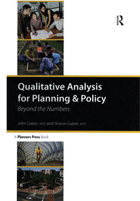 Qualitative Analysis for Planning & Policy (Beyond the Numbers) - 9780367330033 by John Gaber, Sharon Gaber, 9780367330033