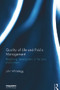 Quality of Life and Public Management (Redefining Development in the Local Environment) - 9780415628808 by John Whitelegg, 9780415628808