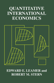 Quantitative International Economics - 9780202308715 by Edward E. Leamer, Robert M. Stern, 9780202308715