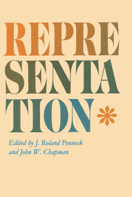 Representation - 9780202308852 by J. Roland Pennock, 9780202308852