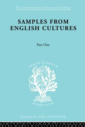 Samples from English Cultures (Part 1) by Josephine Klein, 9780415605656