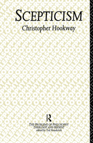 Scepticism - 9780415755252 by Christopher Hookway, 9780415755252