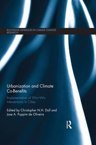 Urbanization and Climate Co-Benefits (Implementation of win-win interventions in cities) - 9780367026905 by Christopher Doll, Jose Puppim de Oliveira, 9780367026905