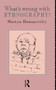 What's Wrong With Ethnography? - 9780415054775 by Martyn Hammersley, 9780415054775