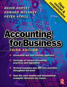 Accounting for Business by David Harvey, Edward McLaney, Peter Atrill, 9780750642569