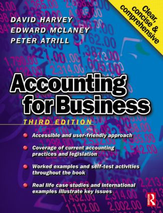 Accounting for Business by David Harvey, Edward McLaney, Peter Atrill, 9780750642569