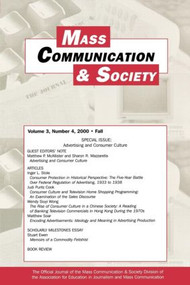 Advertising and Consumer Culture (A Special Issue of Mass Communication & Society) by Matthew P. McAllister, Sharon R. Mazzarella, 9780805897364