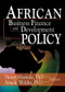 African Development Finance and Business Finance Policy - 9780789020857 by Atsede Woldie, Victor Murinde, 9780789020857