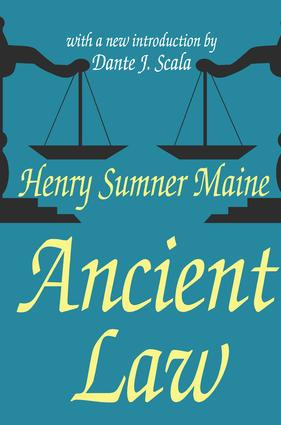 Ancient Law - 9780765807953 by Sir Henry Sumner Maine, Dante J. Scala, 9780765807953