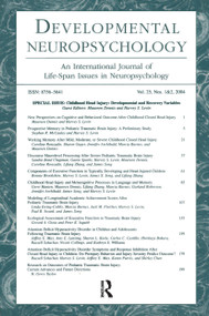 Childhood Head Injury (Developmental and Recovery Variables: A Special Double Issue of Developmental Neuropsychology) by Maureen Dennis, Harvey S. Levin, 9780805895643